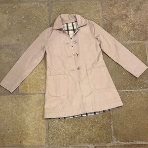 Barbour Reversible Derby Mac Jacket | US 4 | Water Resistant Plaid Coat